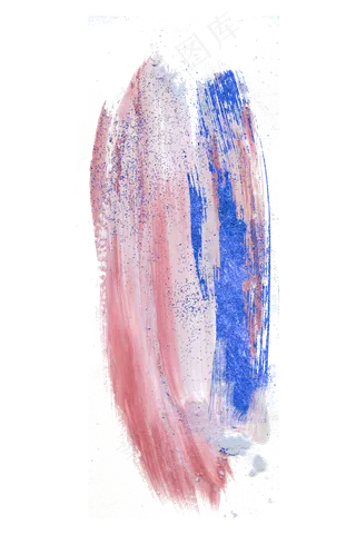 水彩金箔笔触划痕