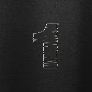 金属纹理质感抖音故障风艺术字原创1