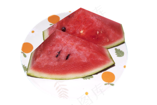 夏日新鲜水果红色西瓜