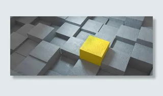 黑色商务纹理方块电商banner