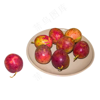 实拍一盘百香果