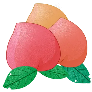 新鲜水果桃子