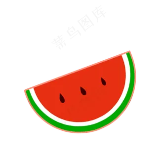 一块被切开的西瓜水果