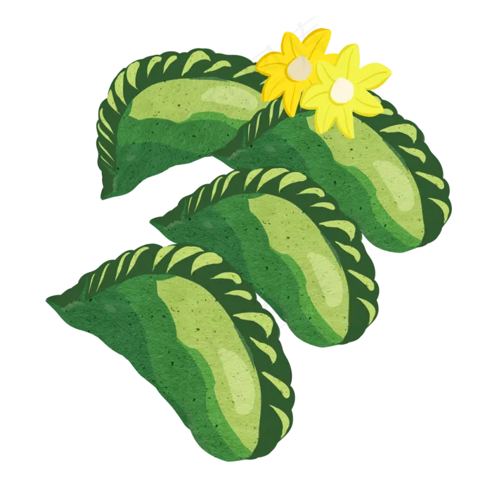 清明节美食饺子(2000X2000(DPI:300))psd模版下载