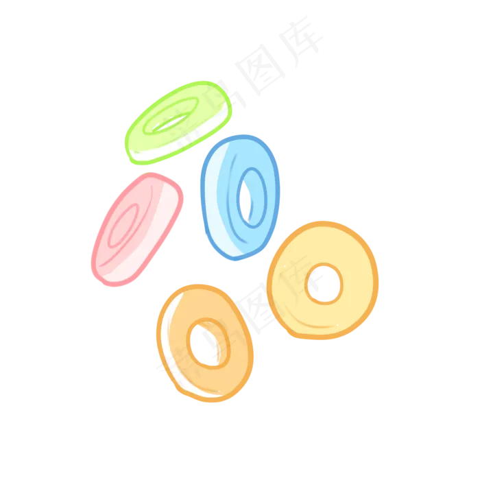 回忆里的七彩口哨糖(2100X2100(DPI:300))psd模版下载