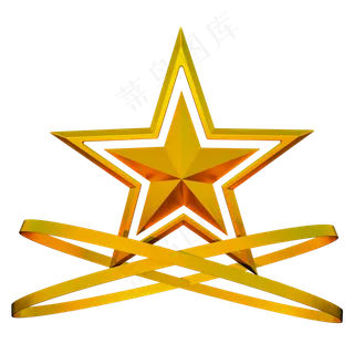 金色五角星