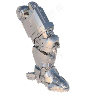 科技时代智能脚,免抠元素