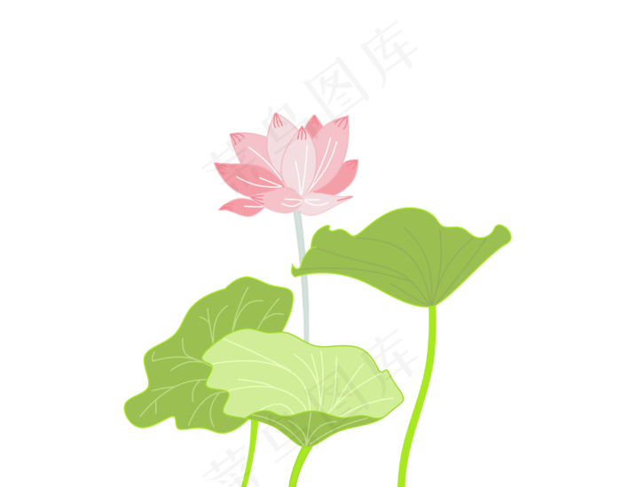 夏季荷花盛开荷叶围绕(2976X2336(DPI:299))psd模版下载