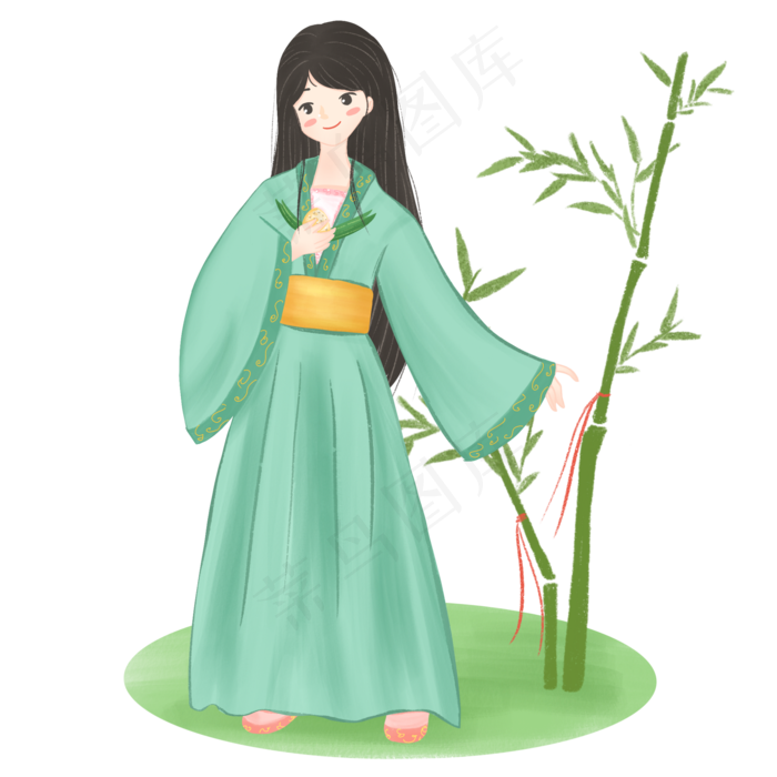 端午节的卡通插画