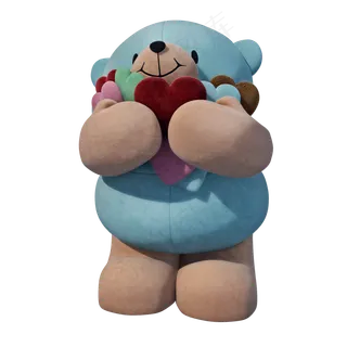 质感毛绒小熊png图,免抠元素