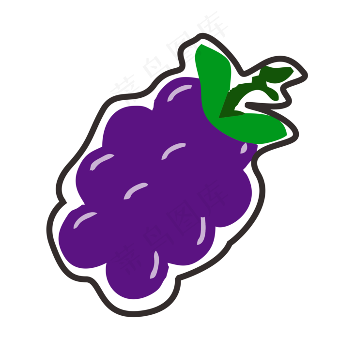 葡萄MEB风格png图标