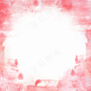 红色水彩边框