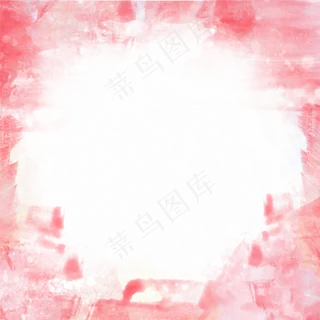 红色水彩边框