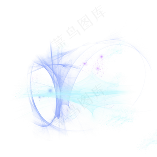 唯美炫光星云元素,免抠元素