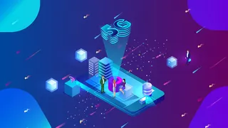 互联网科技5G时代2.5D商用图