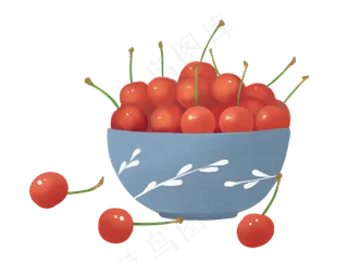一碗水果樱桃