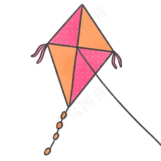 儿童节玩具风筝卡通