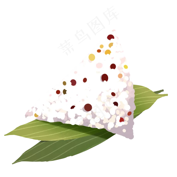 端午节白色手绘八宝粽子PNG(2000X2000(DPI:300))psd模版下载