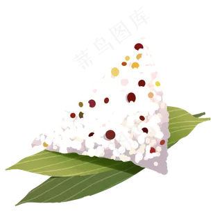 端午节白色手绘八宝粽子PNG 端午节白色手绘八宝粽子PNG