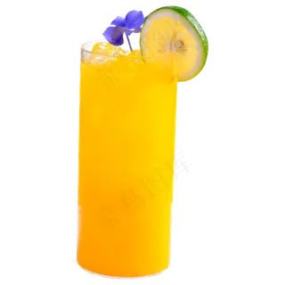 黄色芒果沙冰,免抠元素