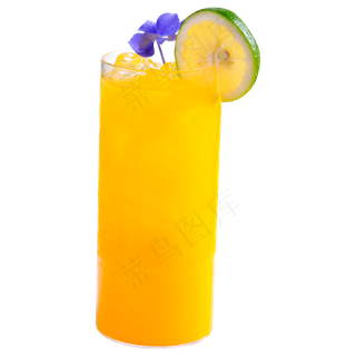 黄色芒果沙冰,免抠元素