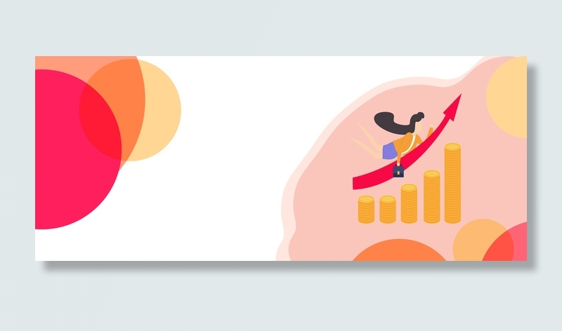 企业金融机构金币几何图形商务ppt背景