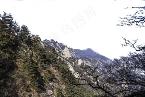 绵延起伏陡峭的大山 绵延起伏陡峭的大山