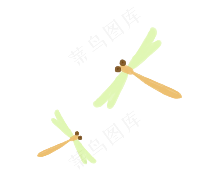 夏季昆虫蜻蜓免抠素材(1748X1616(DPI:300))psd模版下载
