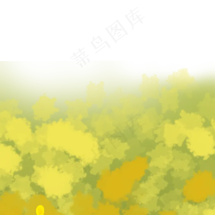 黄色花朵装饰元素(2000X2000(DPI:300))psd模版下载