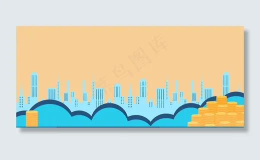 金融金色简约电商淘宝banner