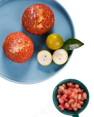 糕点新鲜石榴石榴粒水果