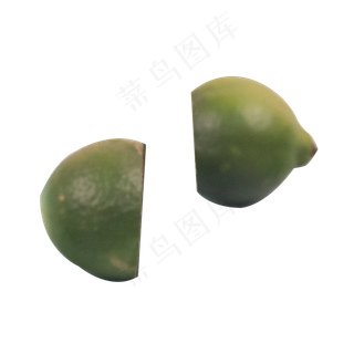 实拍果林橘两个半块果实