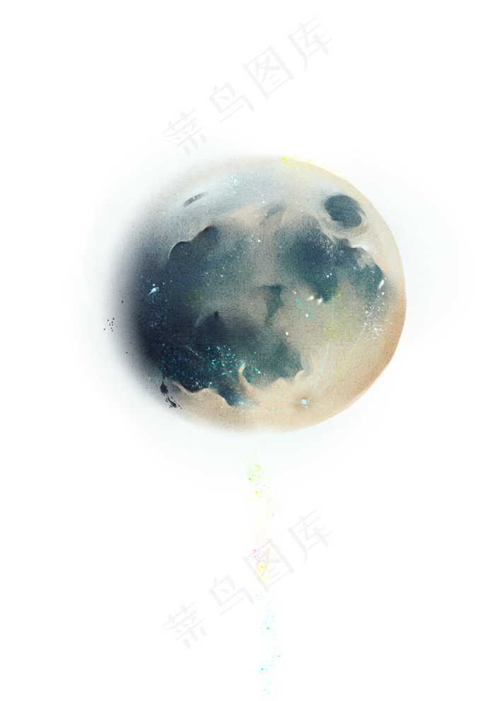 星球宇宙美丽星球星球棒棒糖免抠(2480*3507px 300 dpi )psd模版下载