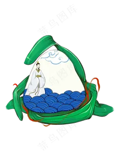 端午节粽子与屈原素材