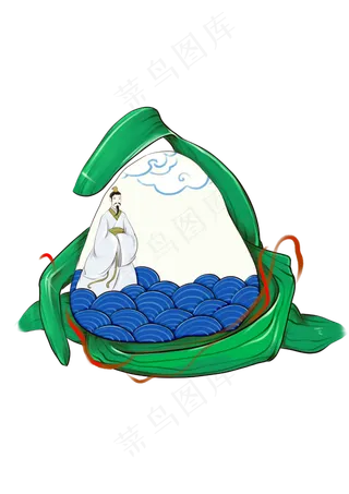 端午节粽子与屈原素材