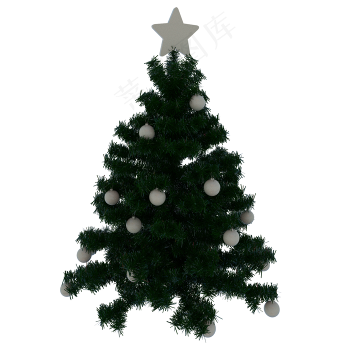 圣诞松树,免抠元素