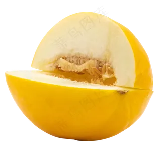 切开黄色水果