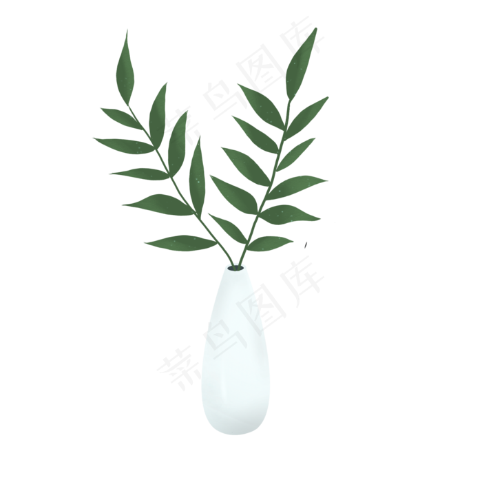 绿植摆设房间装饰免扣图