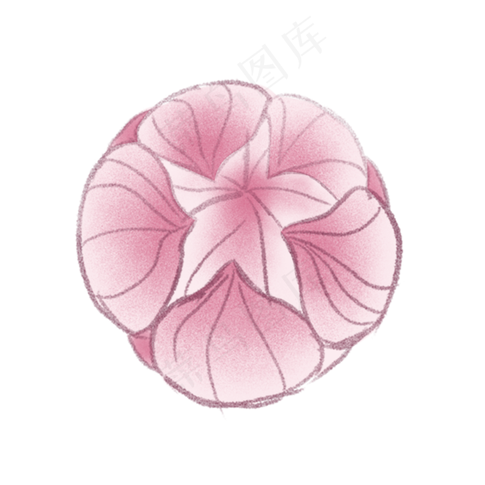 卡通莲花PNG下载