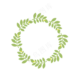 绿叶圆环