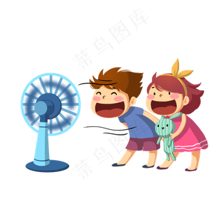夏日春风扇凉爽插图