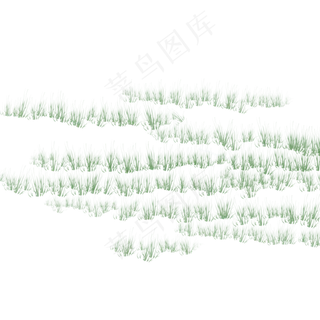 手绘小清新绿色草地下载,免抠元素