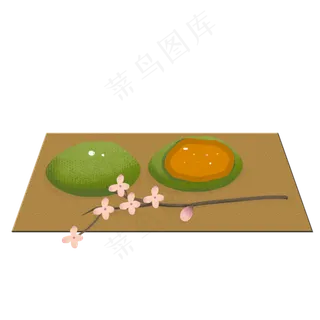 清明节青团png素材