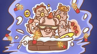 一群猪猪的大过年派对