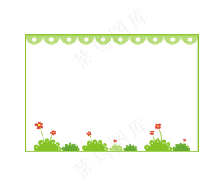 卡通可爱风画框素材