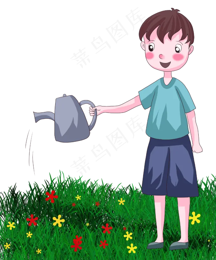 可爱植树节卡通元素(2952X3543(DPI:300))psd模版下载