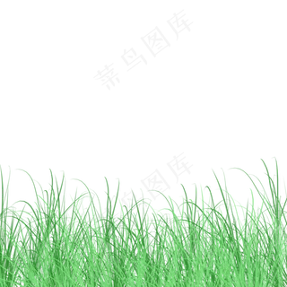 装饰绿地绿色彩带元素,免抠元素