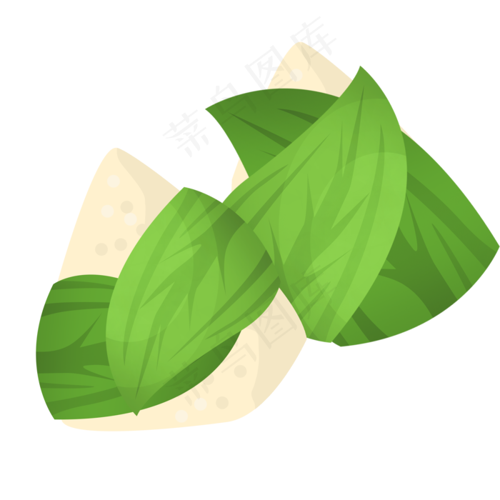 两个端午节粽子插画