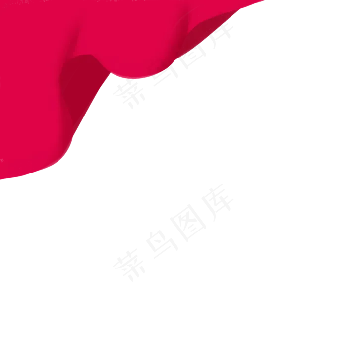 漂浮的红带绸缎,免抠元素(2000*2000px 300 dpi )psd模版下载