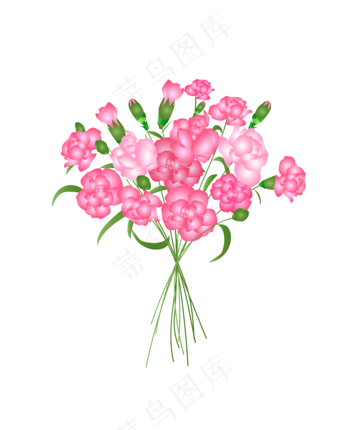 花装饰图案小粉花